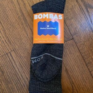 Bombas merino wool crew socks size XL